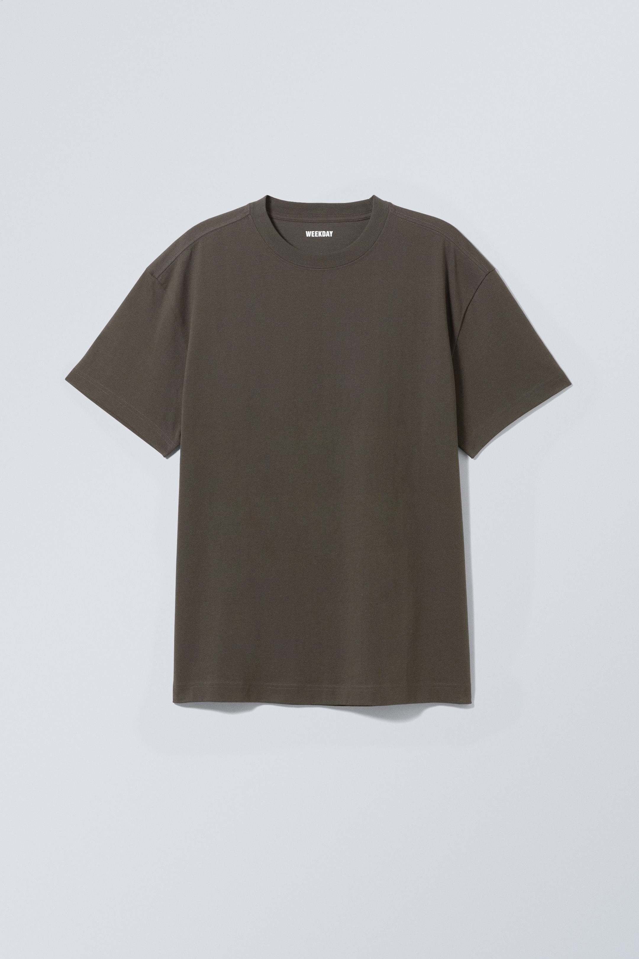Dunkelgrau - Schweres Oversized-T-Shirt - 0