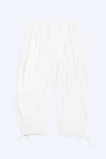 White - Baggy wrap trouser - 4