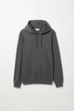Dunkelgrau - Klassischer, mittelschwerer Hoodie - 0