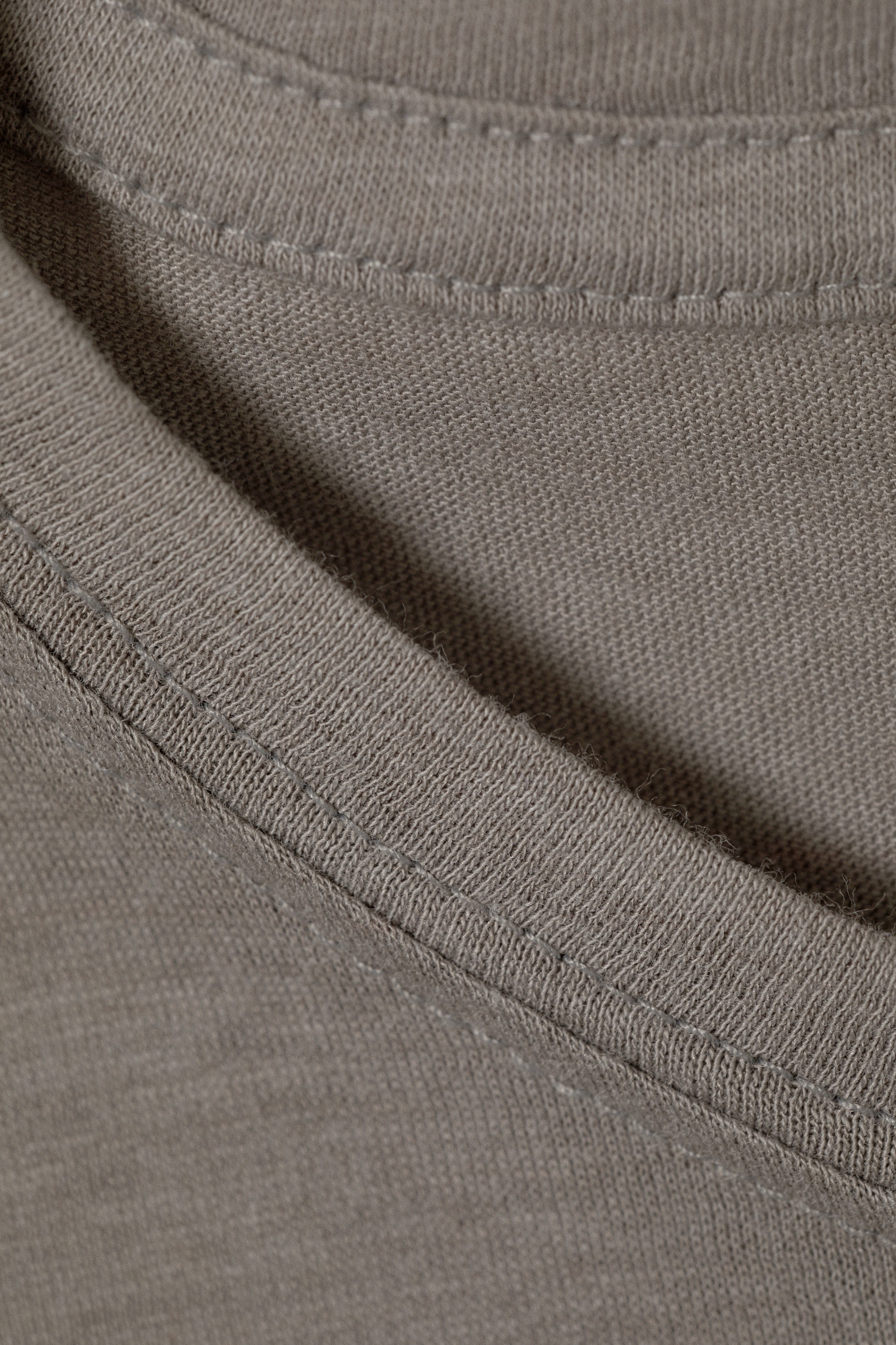 Dark Grey - Tight Fitted T-shirt - 2