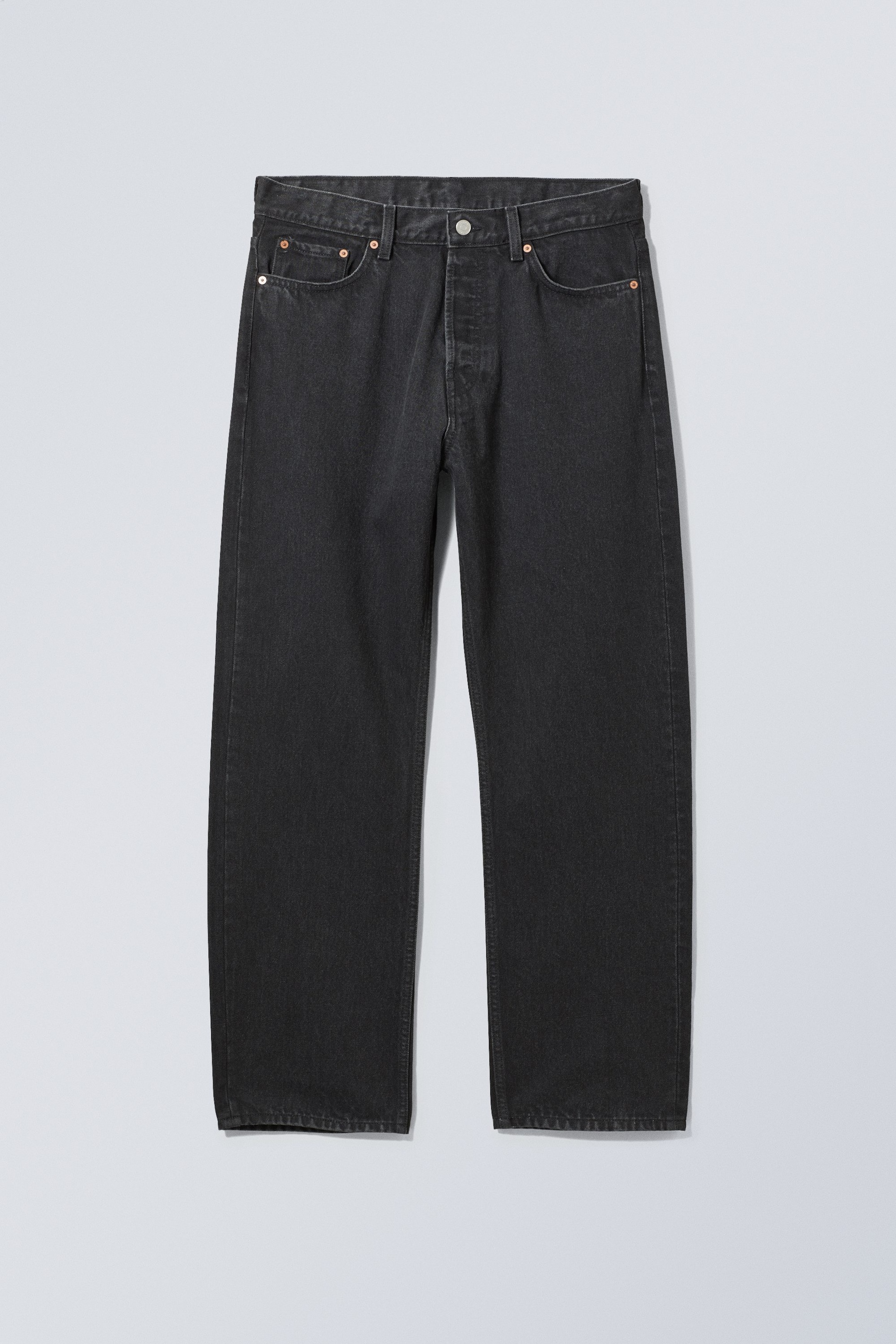 View larger image: Space Relaxed Straight Leg Jeans - Tuned Black - Black - Men | H&M GB 6