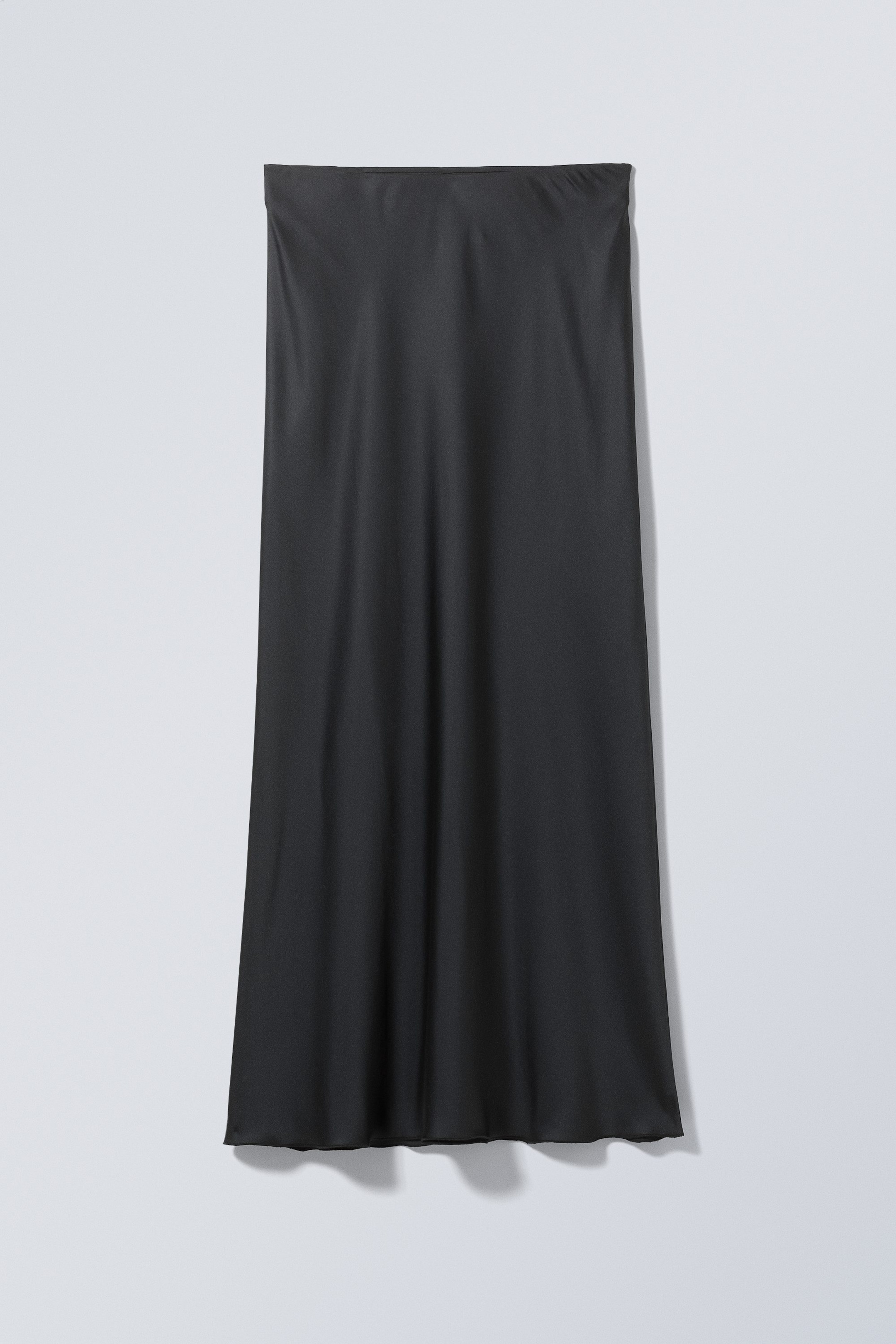 Black - Trace Pull On Satin Skirt - 0