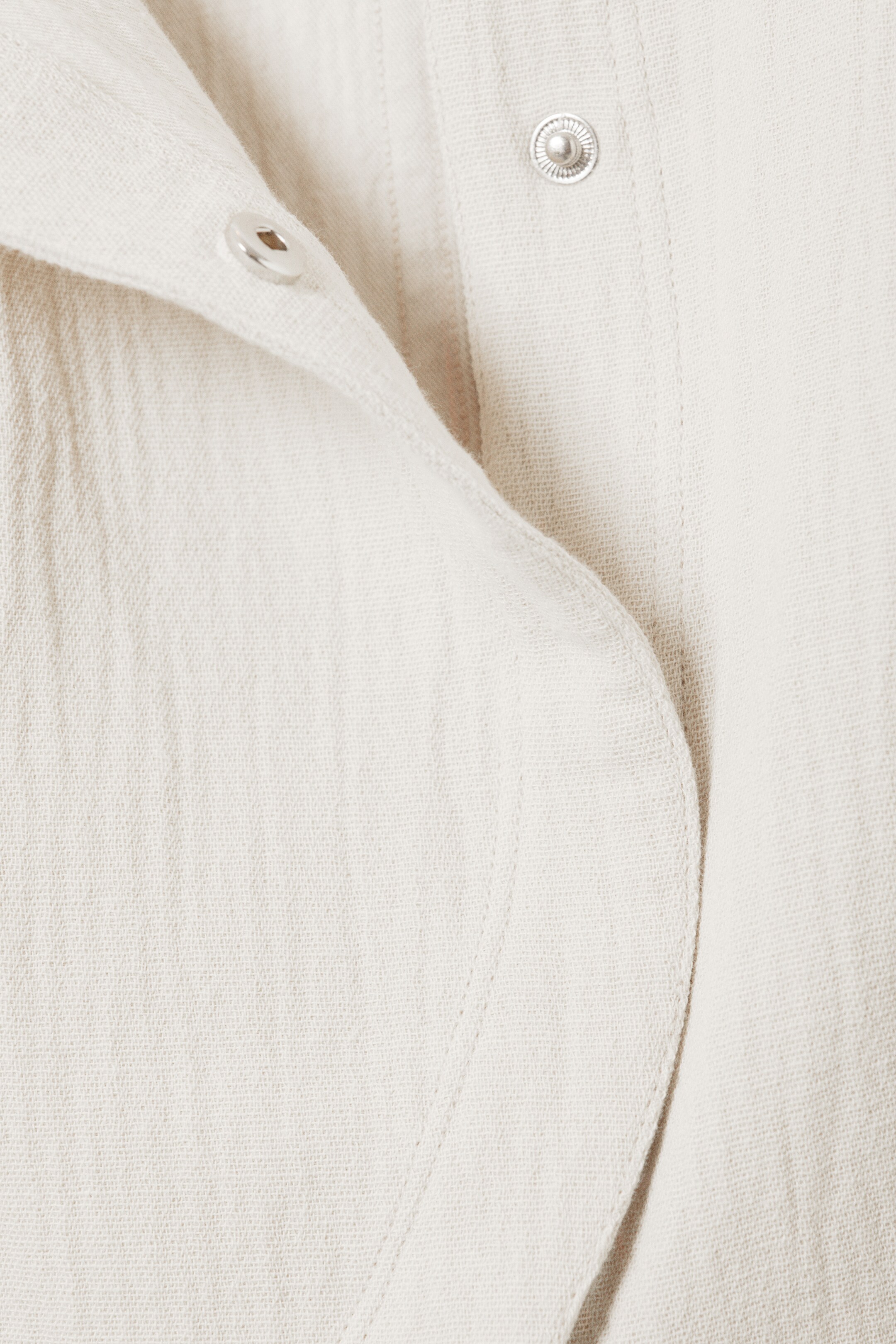 Ingrandisci l'immagine: Sleeveless Asymmetric Peplum Top - Ecru - DONNA | H&M CH 2