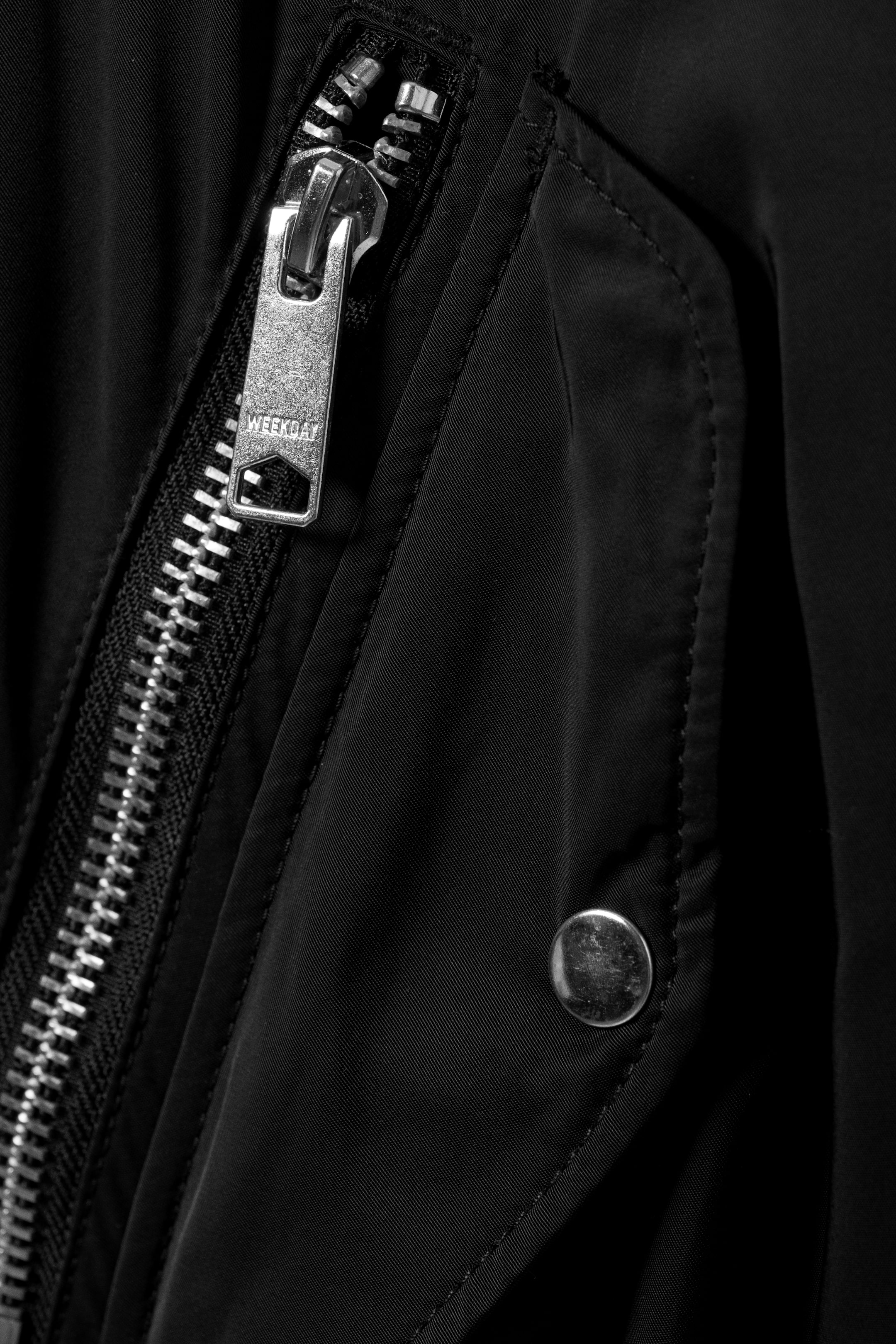 View larger image: Relaxed Twill Bomber Jacket - Black - Men | H&M GB 2