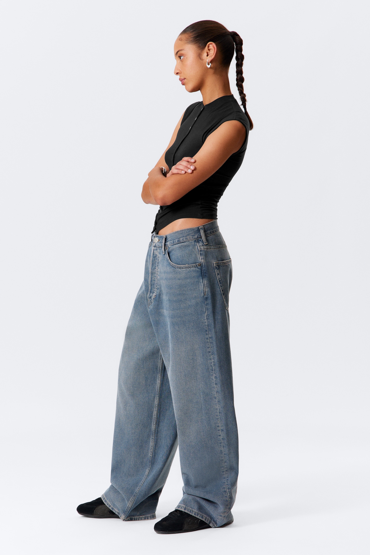 Astro Loose Baggy Leg Jeans - Blue One - Medium Blue/Board Blue - Medium Blue/Blue Stream - Medium Blue/Tuned Black - Black/Black Rinse - Black/Dusky Black - Black/Mine Grey/Blue Rinse - Dark Blue/Snow Blue - Light Blue/Mine Blue - Medium Blue/Torn Blue - Medium Blue - 4