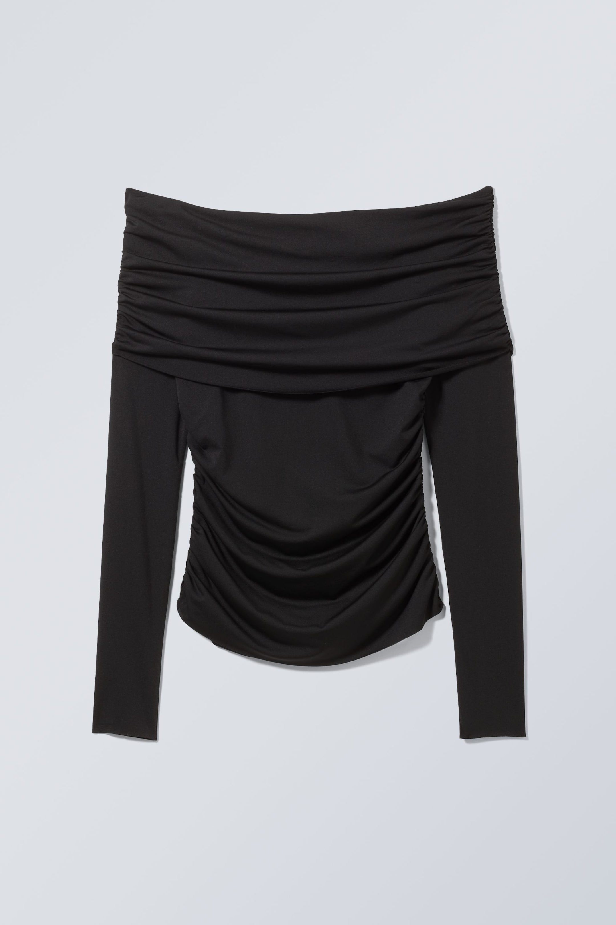 Black - Daria Folded Long Sleeve - 0