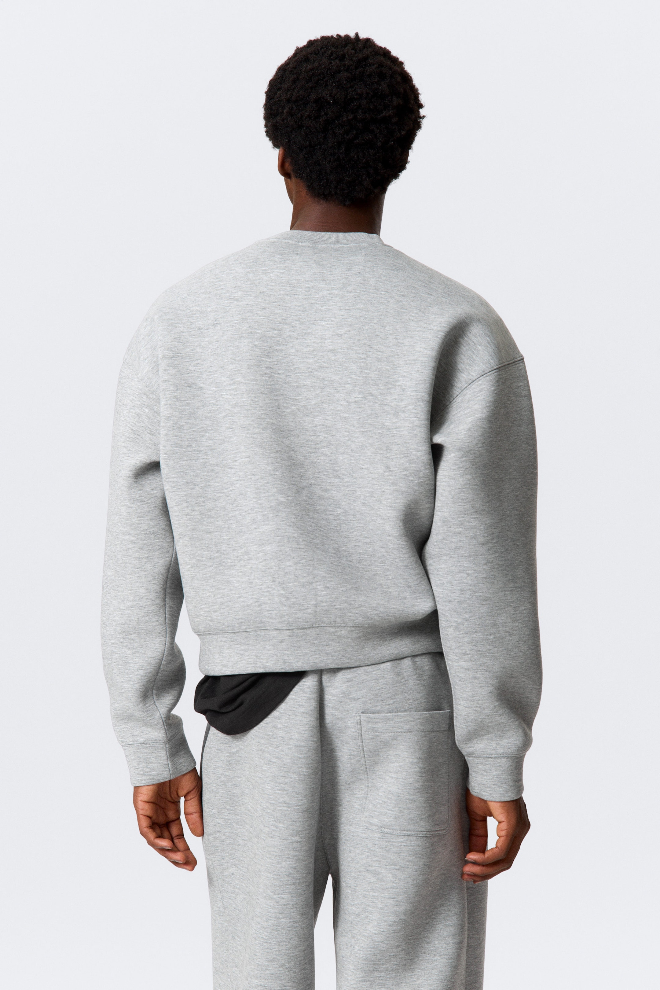 Grau meliert - Simon - Scuba-Sweatshirt - 2