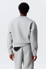 Grau meliert - Simon - Scuba-Sweatshirt - 2