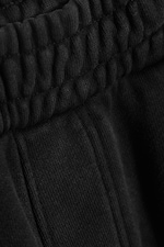 Used Black - Weite Sweatpants aus schwerem Baumwoll-Frottee - 5