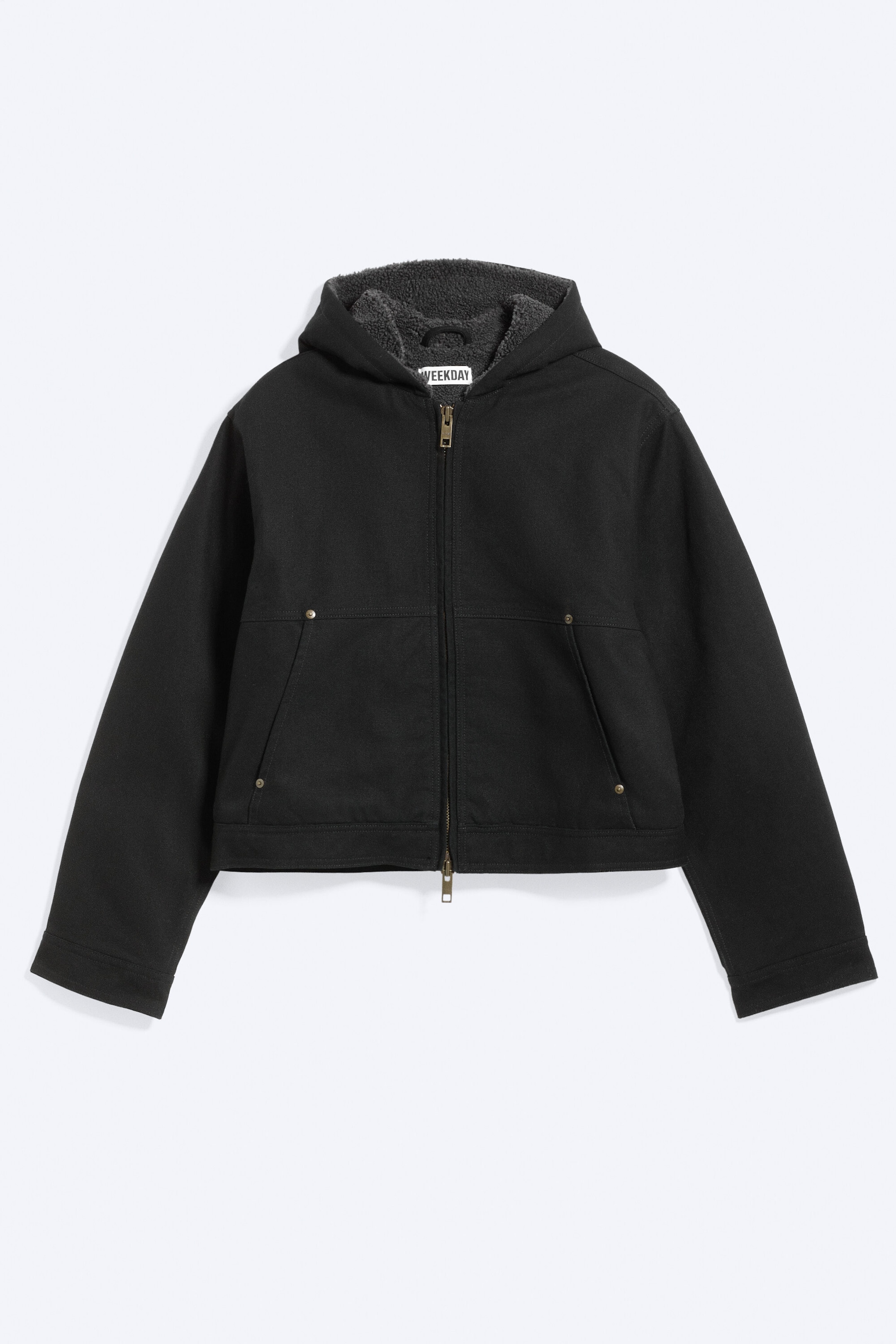 Schwarz - Utility-Jacke für den Herbst - 4