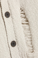 Beige - Boxy Strick-Cardigan im Used-Look - 5