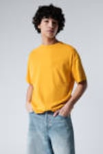 Yellow - Great Boxy Heavyweight T-Shirt - 0