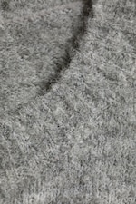 Light Grey Melange - Relaxed Wool-Blend Crew-Neck Sweater - 6