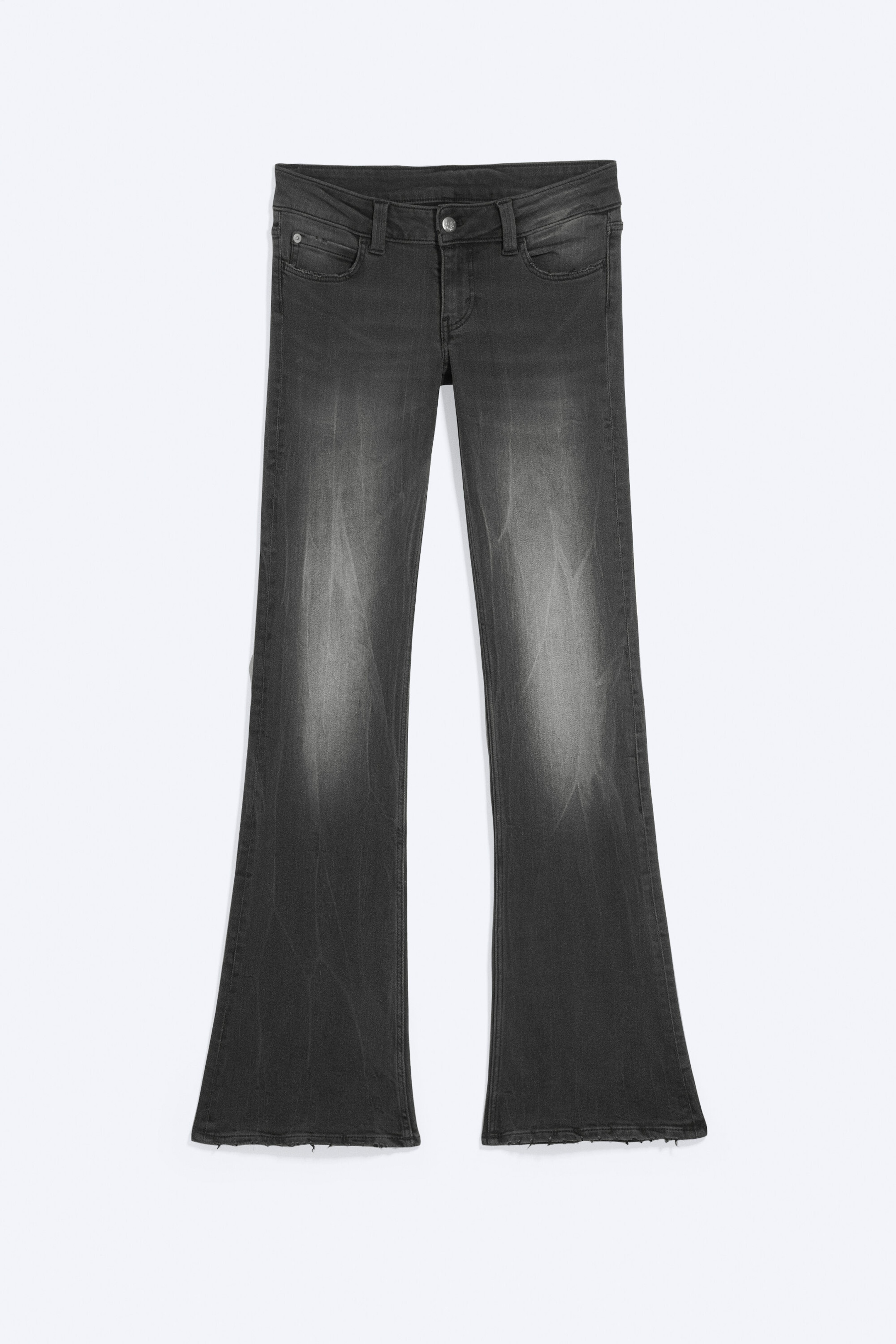 Marion Black Skull - Black - BOOTY BEI SKINNY BOOTCUT JEANS - 5