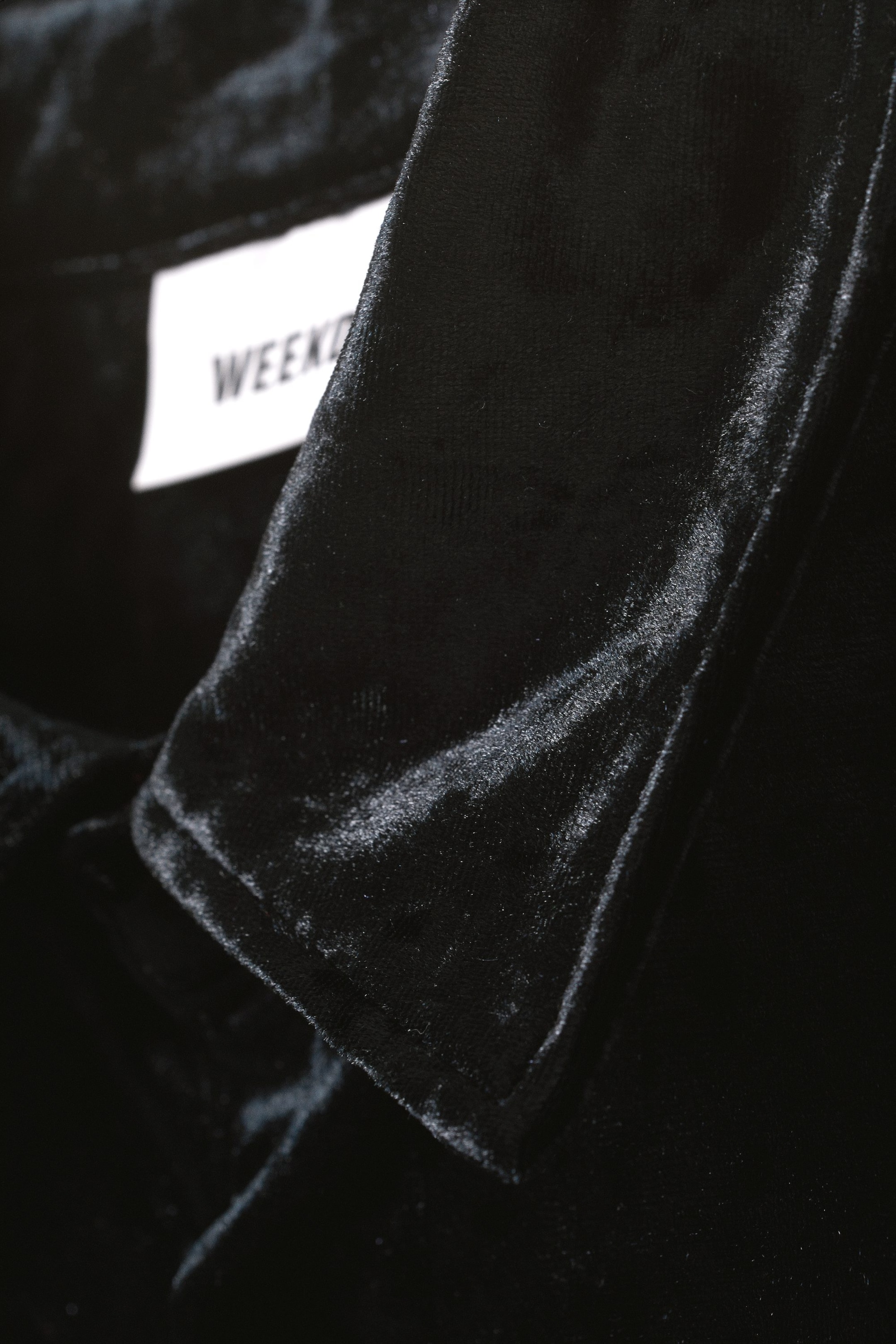 Black - Lesley Velvet Shirt - 1