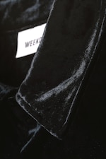 Black - Lesley Velvet Shirt - 1