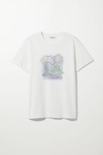 White - T-Shirt mit Grafikprint - 0