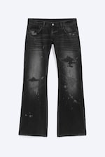 Washed Mid Black - Energy low waist bootcut jeans - 3