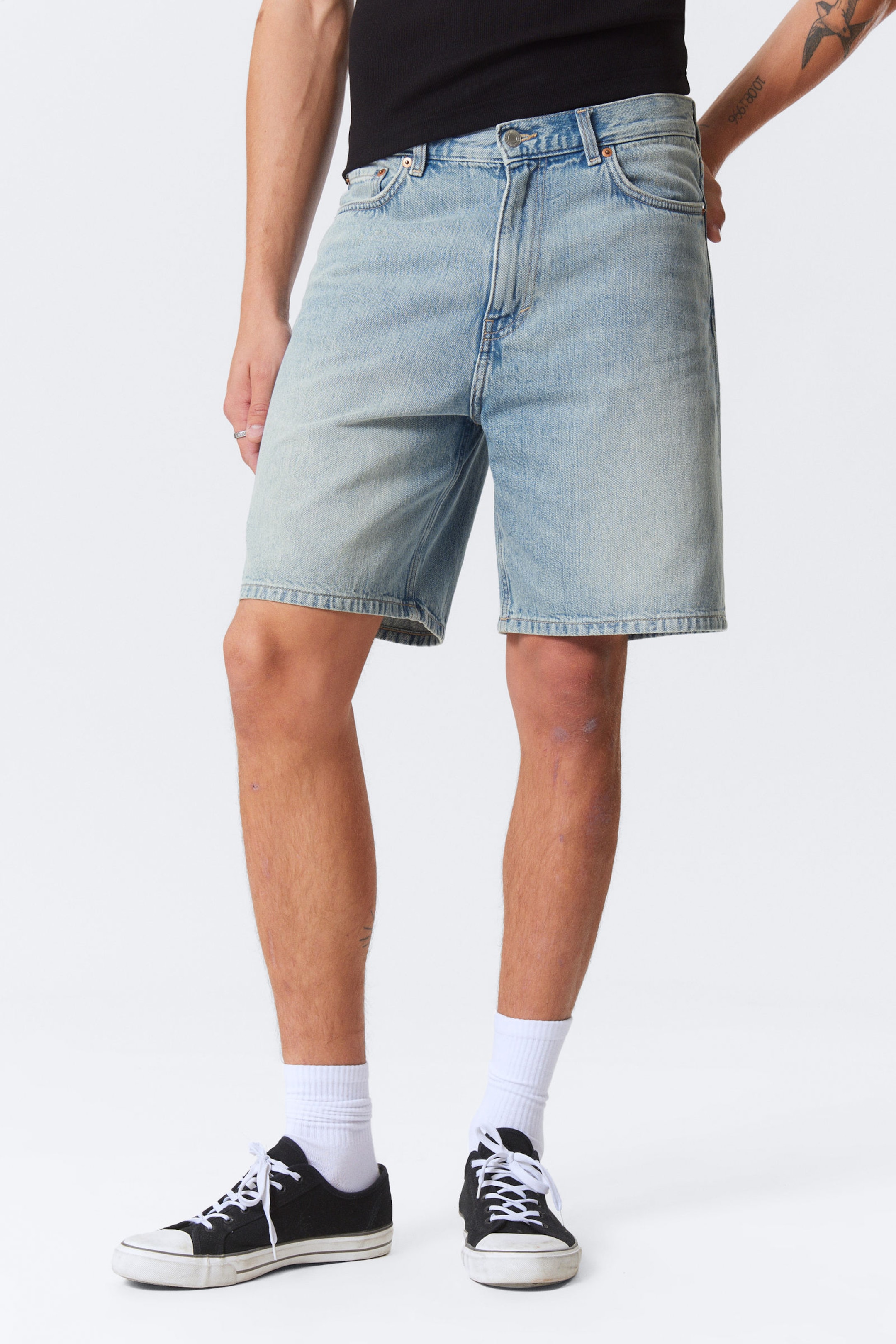 #8898AC - Galaxy Denim Shorts - 2