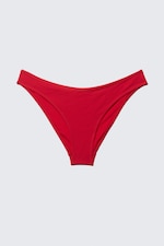 Bright Red - Scoop Bikini Bottoms - 3