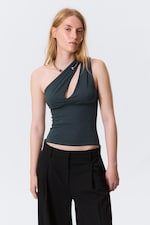 Petrol - One-shoulder cut-out top - 0