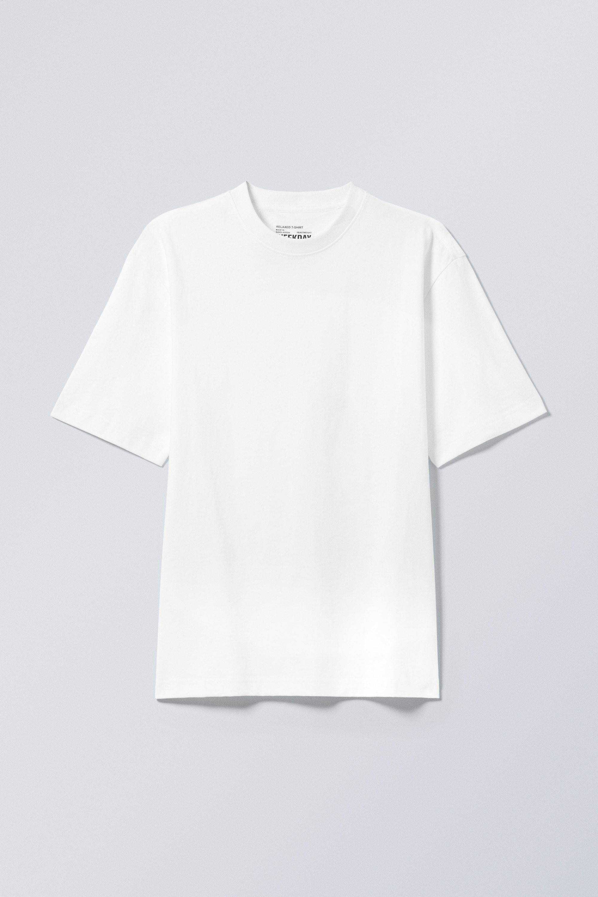 Relaxed Fit Short-Sleeved Cotton T-shirt - White/Tmavě zelená/Black/Zaprášená khaki zelená/Dark Brown/Námořnická modrá/Šedý melír