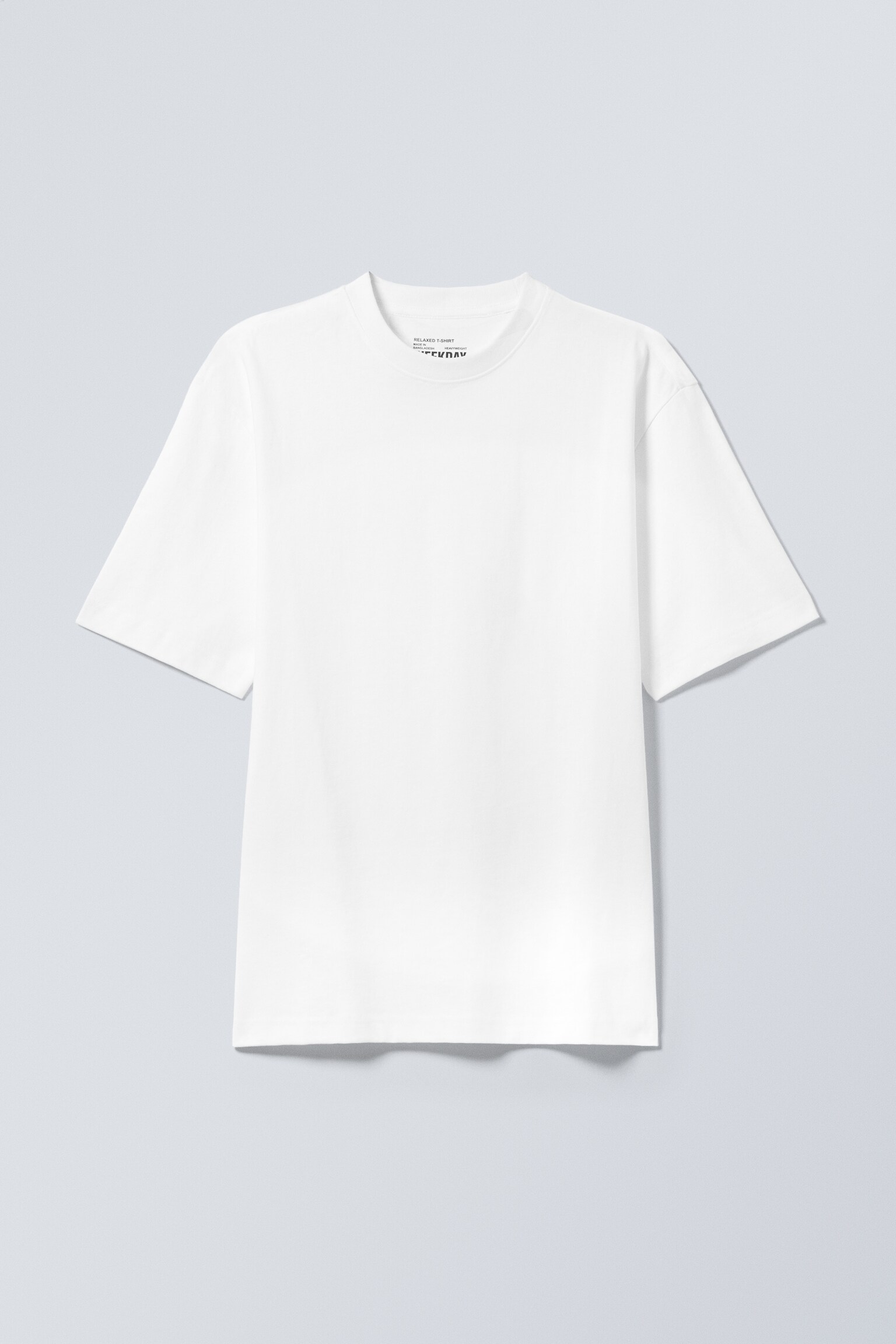 Bawełniany T-shirt z krótkim rękawem Relaxed Fit - Biały/Czarny/Ciemnozielony/Jasnoniebieski/Zakurzona zieleń khaki/Granatowy - 2