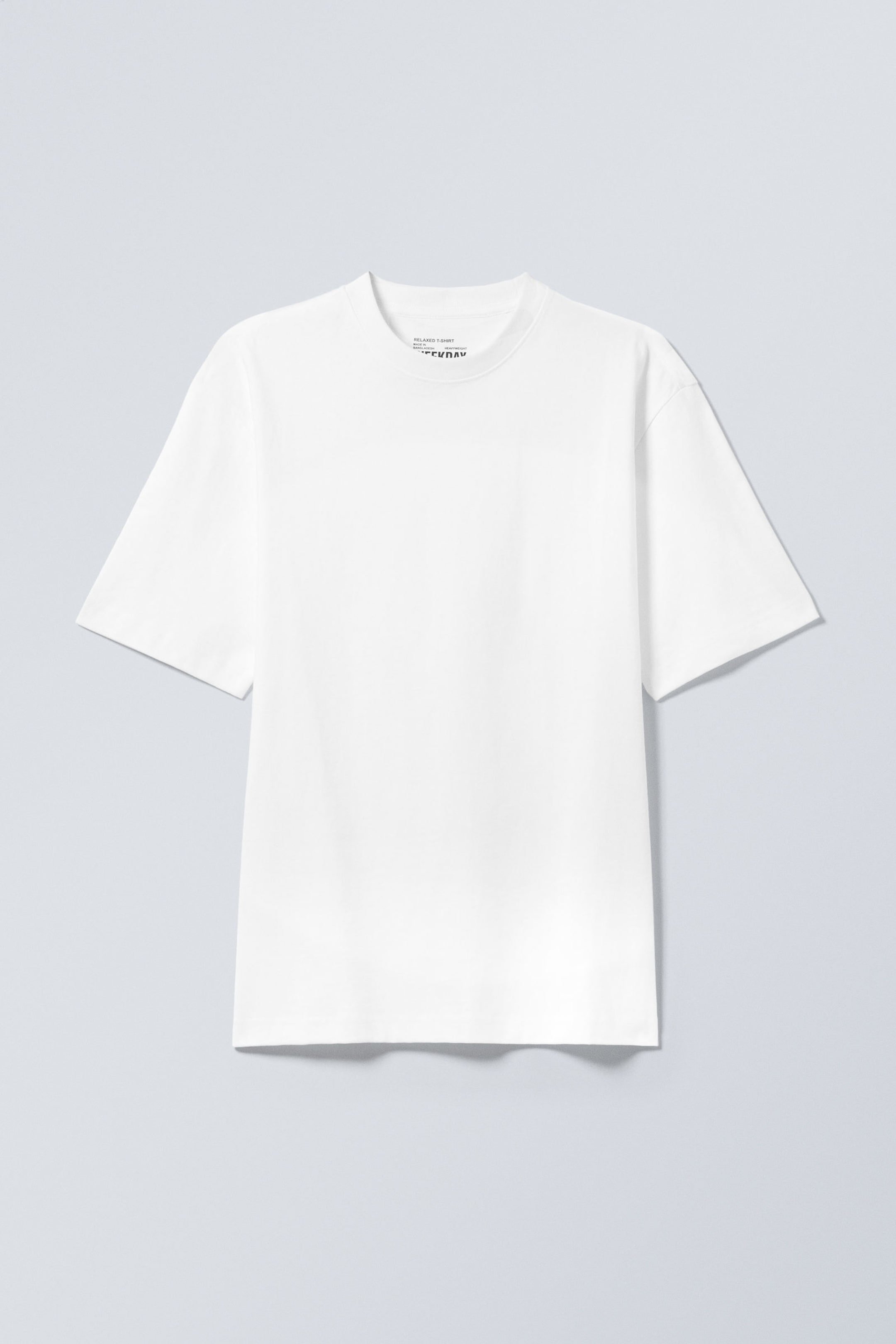 White - Relaxed Fit Short-Sleeved Cotton T-shirt - 3