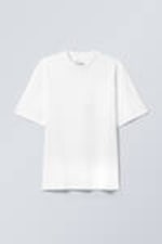 White - Relaxed Fit Short-Sleeved Cotton T-shirt - 3