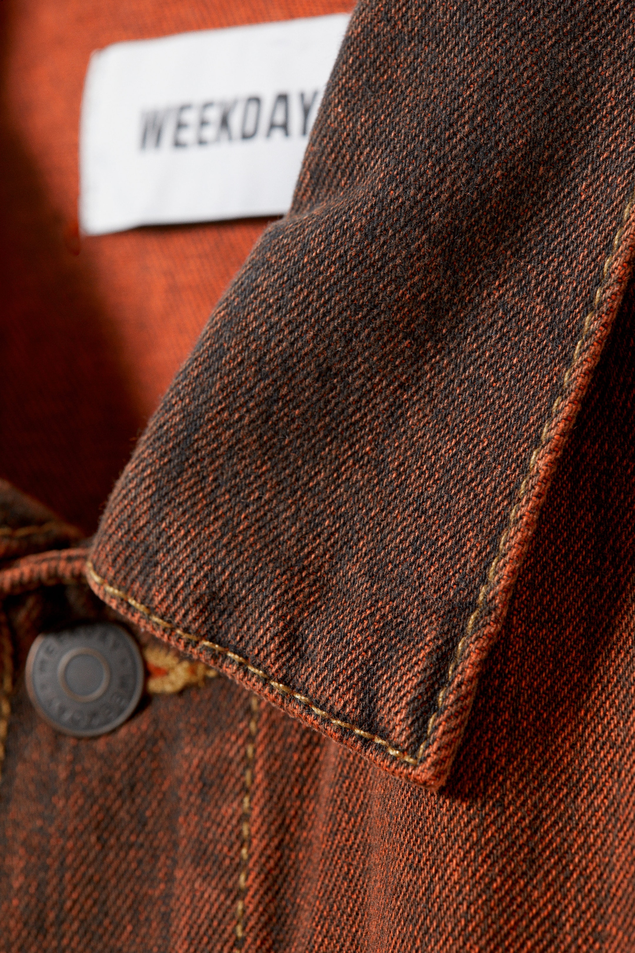 Rusty Red - Rodeo Denim Trucker Jacket - 1