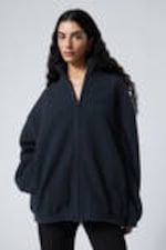Navy Blue - Fleece Zip Jacket - 0