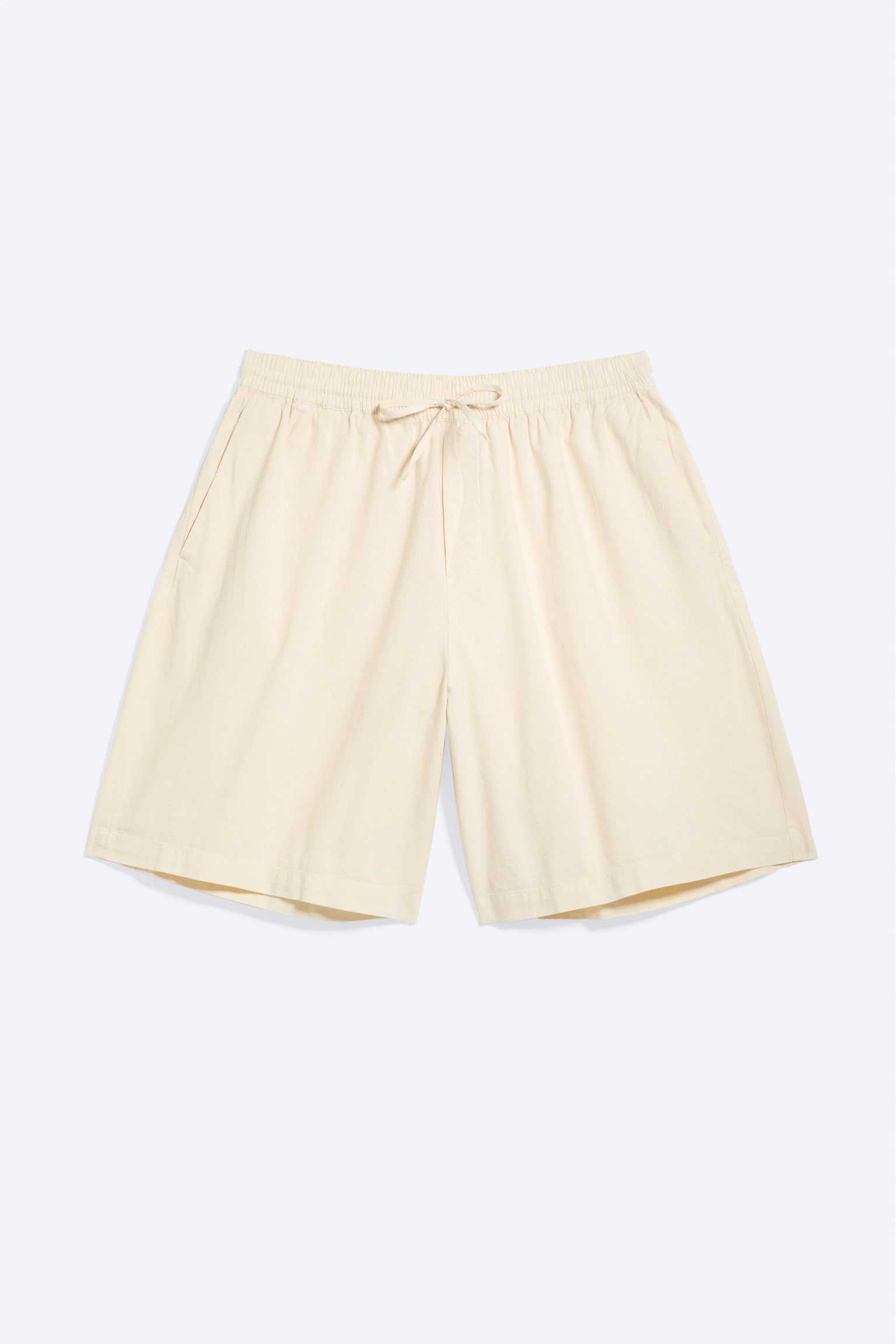 shorts i linblanding - Lys beige - 1