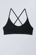 Noir - Haut de bikini structuré - 1