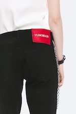 Svart - Yungblud Low Waist Slim Straight Leg Jeans - 4