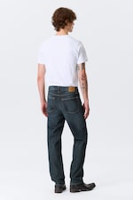 Deep Ocean Blue - Dunkelblau - Klean Mid Waist Regular Straight Leg Jeans - 3
