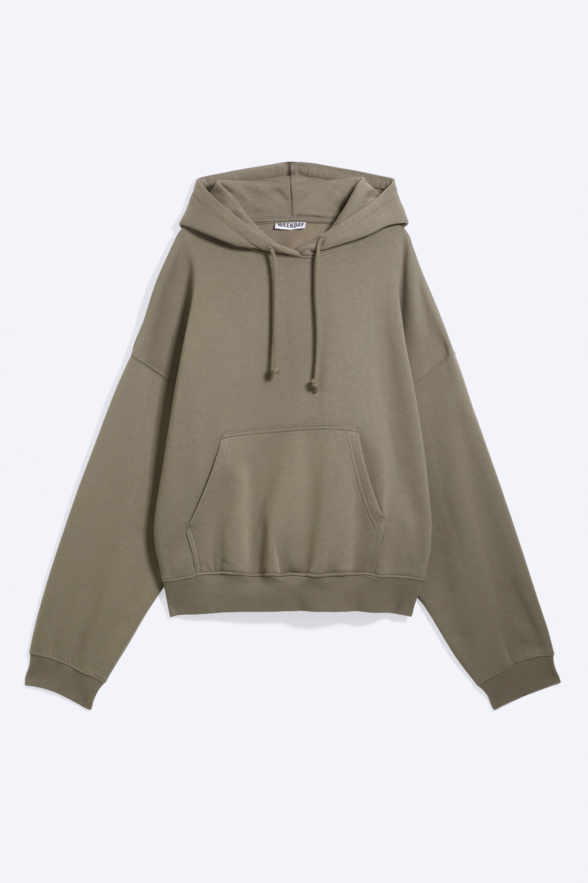Standaard Hoodie - Dusty Warm Grey/Licht oudgrijs gemêleerd/Zwart