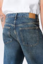 Moss Blue - Galaxy Loose Straight Leg Jeans - 8