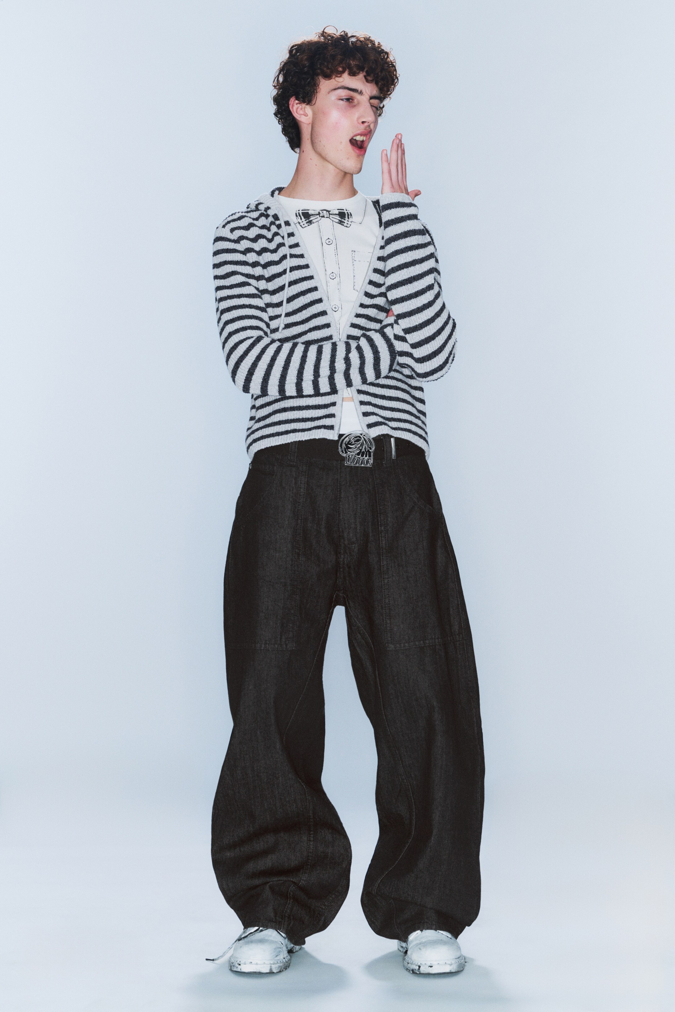 Größeres Bild ansehen: Dunno Unisex Low Rise Loose Barrel Leg Jeans - Black Rinse - Schwarz - Men | H&M DE 2