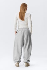 Grijs gemêleerd - Loose Heavyweight Sweatpants - 3