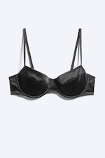 Satin Noir - Soutien-gorge balconnet à armatures - 3