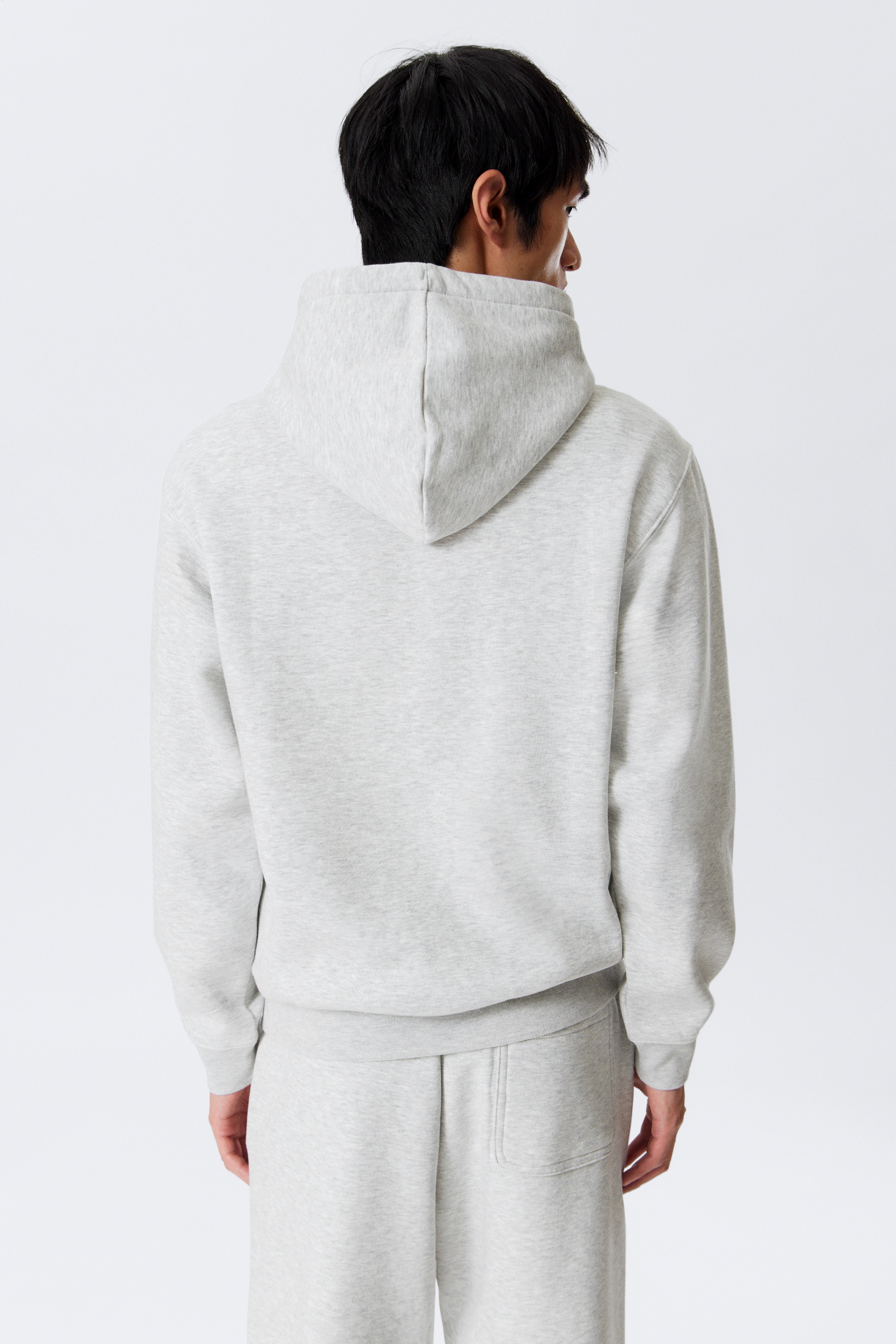 View larger image: Classic Hoodie - Grey Melange - Men | H&M GB 3