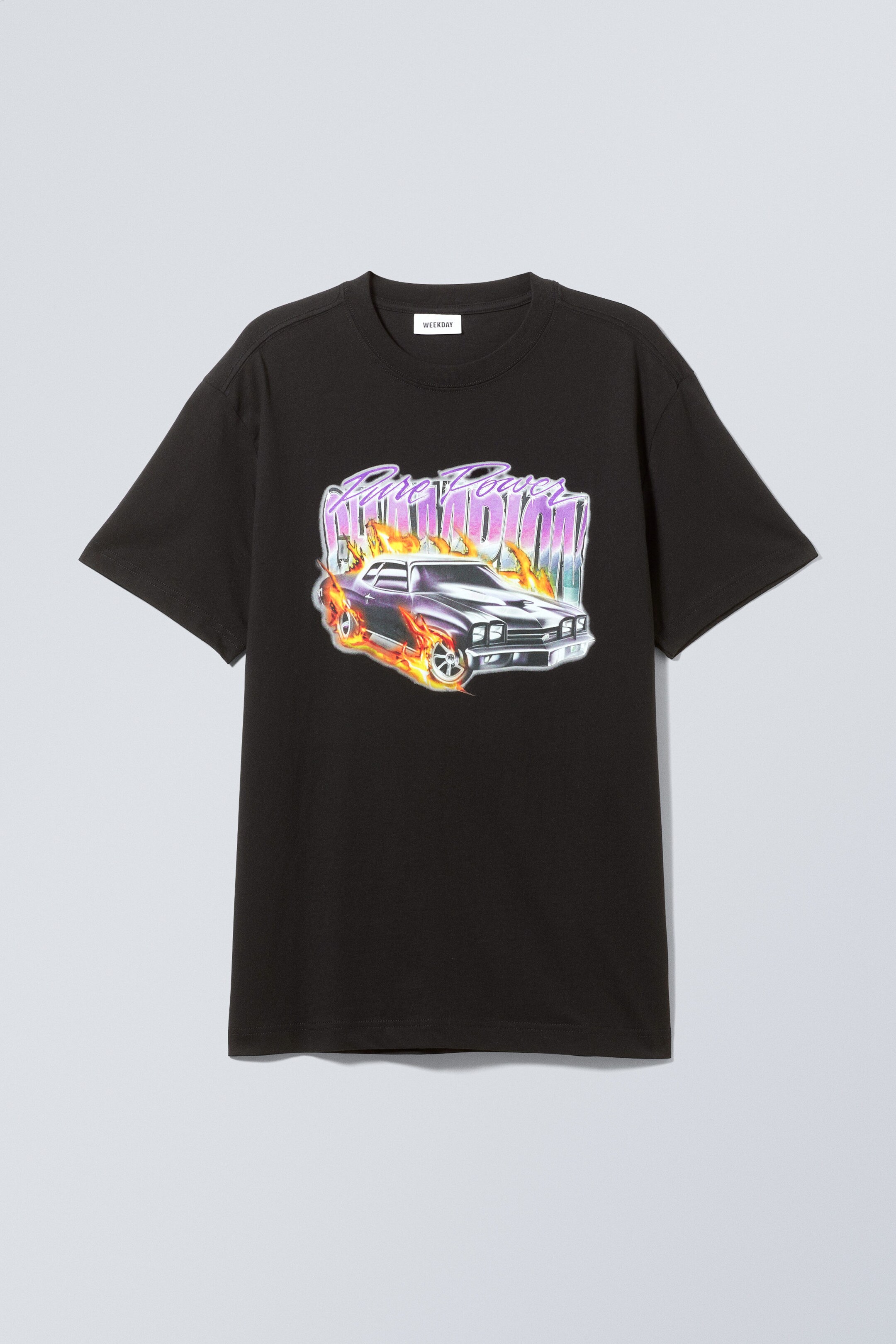 Pure Power Champion - Oversized Graphic Printed T-shirt - 0