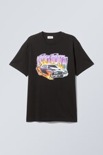 Pure Power Champion - Oversized Graphic Printed T-shirt - 0
