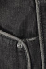 Dirty Ash - Piped Knee Length Denim Skirt - 1