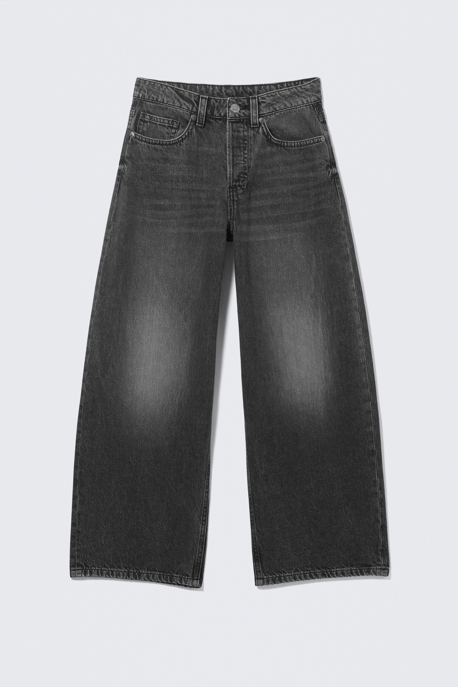 Peggy Low Rise Loose Baggy Leg Jeans - Haunted Black - Black/Aegean tie dye/Chaos Blue - Light Blue - 2