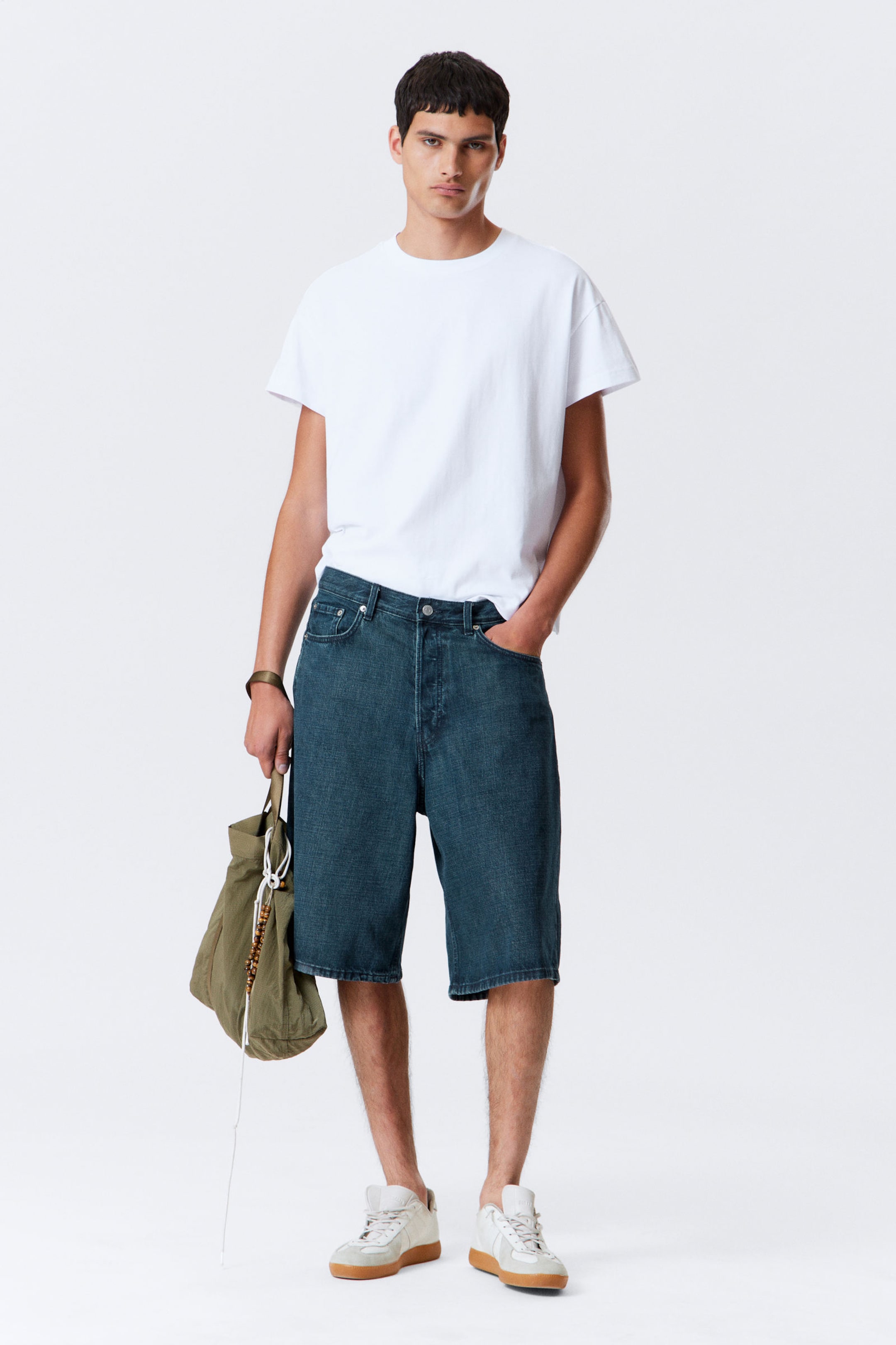 #4C5164 - Lockere Baggy-Jeansshorts Astro - 1