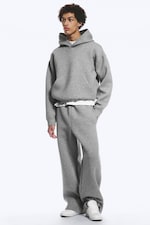 Grey Melange - Simon Scuba Hoodie - 2