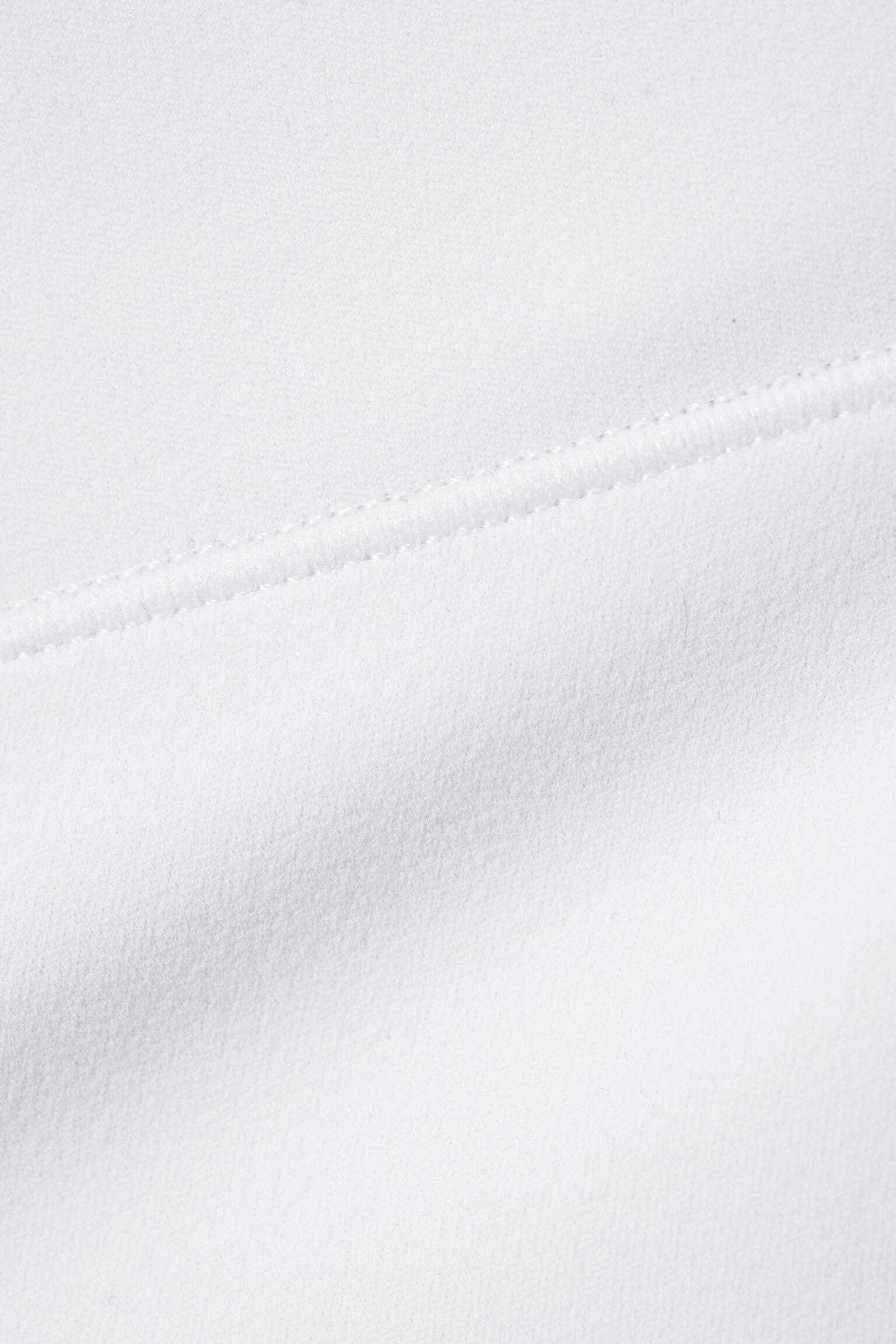 Shorts Biker Sportivi a Vita Alta - Bianco/Grigio chiaro/Nero - 5