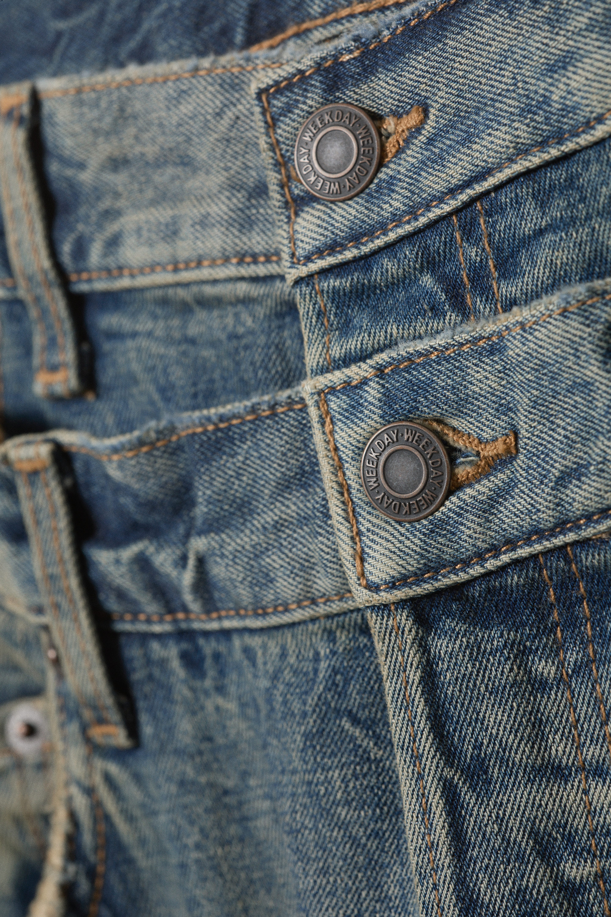 Arizona Blue - Medium Blue - Jeans met wijde pijpen en dubbele tailleband - 7