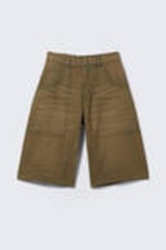 Deep Brown - Dunno Loose Fit Carpenter Jorts - 14